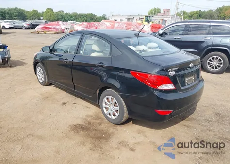 2012 Hyundai Accent Gls from USA, damaged, VIN KMHCT4AE7CU120909